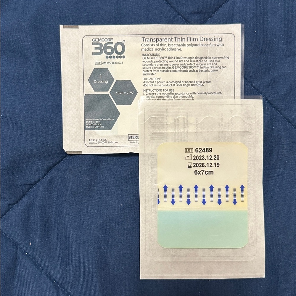 Gemcore 360 Transparent Thin Film Dressing